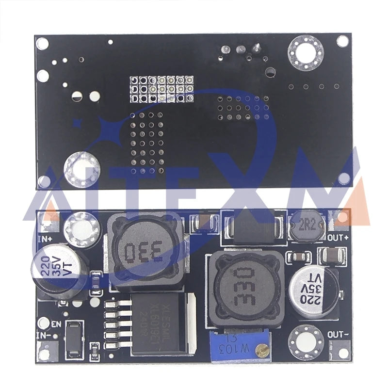 XL6019 (XL6009 upgrade) Automatic Step-up Step-down DC-DC Adjustable Converter Power Supply Module 20W 5-32V to 1.3-35V