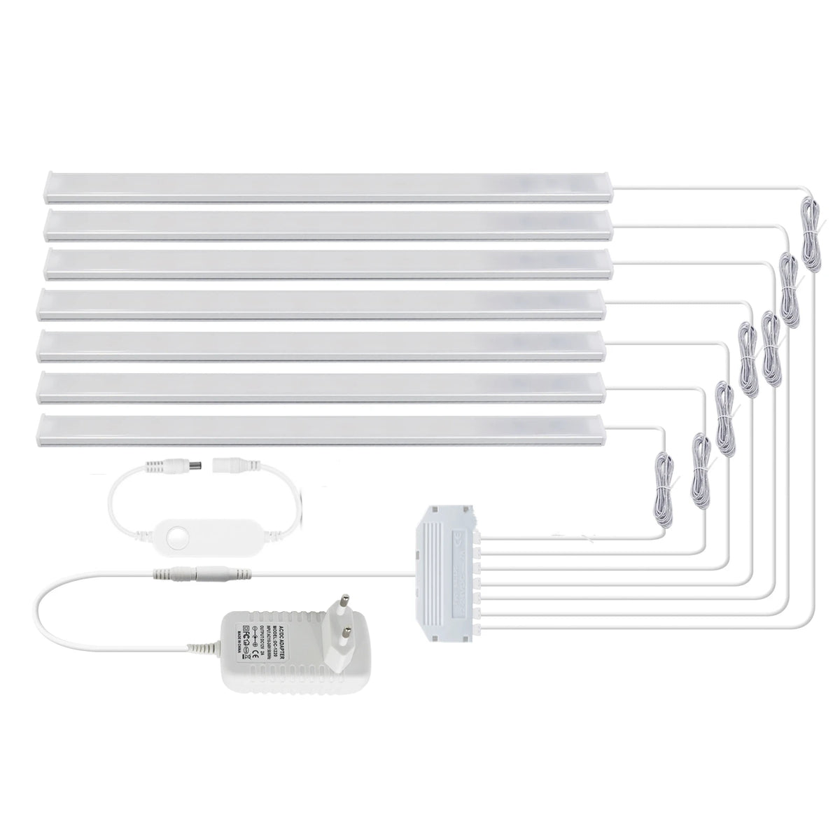 12V WIFI Bluetooth LED Kitchen Light Bar 30CM 40CM 50CM Timing Night Lamp For Cabinet Wardrobe Tuya Work with Alexa Google Home
