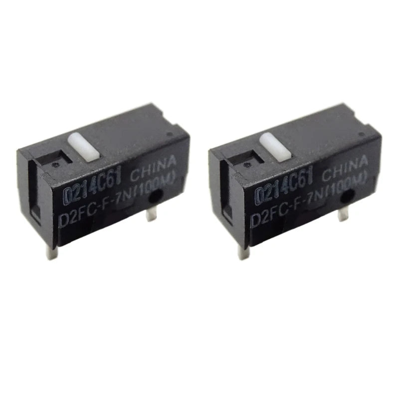 2/10Pcs 100M Micro Switches D2FC-F-7N (100M) Mice Micro Switches Touch Switches Mice Button Fretting D2FC 7N Micro Hot