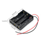 1X 2X 3X 4X AA Power Battery Storage Case Holder Socket DIY UM3 1.5V Dual AA LR6 Container Wt Lead Cables Switch Cover Optional