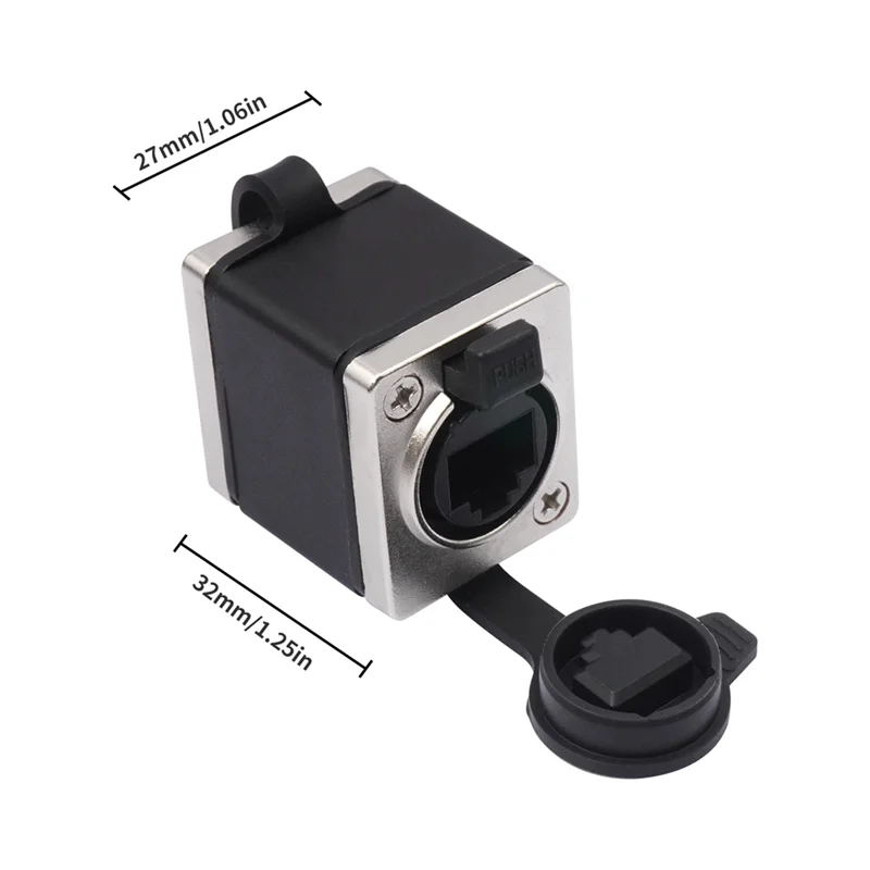 ABT-RJ45 Network Female Straight Coupler Converter Ethernet Extension Adapter, RJ45 Feedthrough Coupler