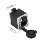 ABT-RJ45 Network Female Straight Coupler Converter Ethernet Extension Adapter, RJ45 Feedthrough Coupler
