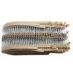 2500pcs Resistor Kit, 1/4W 5% Tolerance Carbon Film Resistors 1 Ohm-10M Ohm 50 Types 10R 39R 680R 56K 470K 3.3M 4.7M Ohm