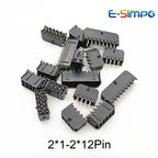 10Pcs MX3.0mm Micro-Fit 3.0mm Double Row 2*1P- 2*12Pin Mini 5569/43045 PCB Board Solder Straight Pin Wafer Connector