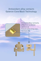 Gateron Melodic Switches Clicky Tactile 60g MX Switch Melodic Clicky MX Strong Tactile Switch Mechanical Keyboard Lubricated
