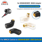 OKCSC MMCX Cable Connected to for Sony MDR EX1000 EX800 MDR7550 EX600 Earbuds Connector in Curved Shape Audio Jack Adapter