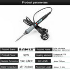 90W Electric Soldering Iron  Adjustable Temperature Digital  LED Display Electronic Welding Repair Tools Solder Tin Iron Tips