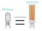 10pcs G9 LED Lamp AC100V-265V 10W No Flicker 76LEDS SMD2835 Ceramics Chandeliers Light Lighting For Living Room Led Bulb