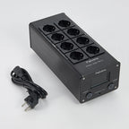 Pailvens Netzfilter Steckdosenleiste HiFi, 8 Fach Entstörfilter Steckdose mit Zeigerablesung, Überspannungsschutz, P20