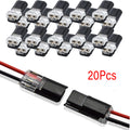 Waterproof Plug Wire Connector 2 Pin Way Cable Plug Car Electric Wire Snap Connectors Strip Terminal Connection Replacement Tool