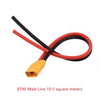 RC Battery Charger 18 AWG 16AWG 12AWG 10AWG XT60 XT90 EC5 Plug Male Female Extension Cable Wire Connector 10CM/20CM/30CM