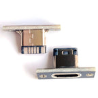 1-10pcs USB 3.1 Type C Socket With Screw Fixing Plate Type-C USB Jack 3.1 Type-C 2Pin 4Pin 5Pin 6Pin Female Connector Jack