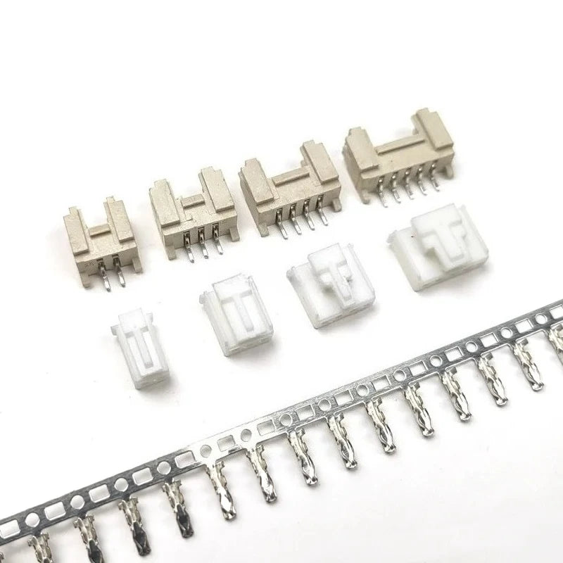10Sets HY2.0 Connector 2.0mm Vertical / Horizontal SMD Pin Header 2/3/4/5/6/7/8P ( Plug Male + Female + Terminal ) Kit