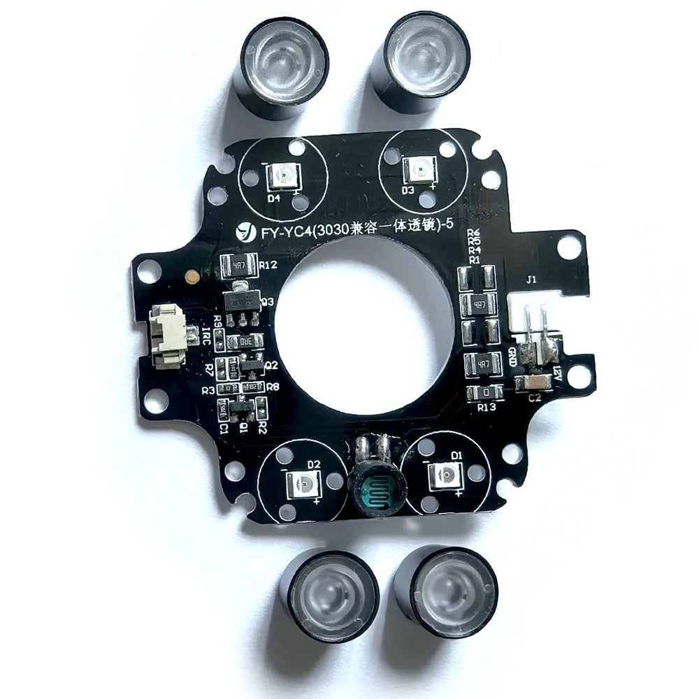 4IR LEDs Array Infrared 90 Degrees Bulbs 850nm IR Board Illuminator For CCTV Camera