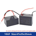 CBB61 450V Start Capacitor 1uf/1.5/1.8/2/2.5/3/4/5/6/7/8UF/10/12/15/18/20 UF Fan Ceiling Exhaust Motor Run Capacitor CBB