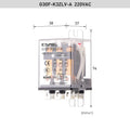 ENMG G30F High Current 30A Intermediate Relay High Power Compact Triple Open Triple Close DC30v24VDC 220VAC Induction LED Lights