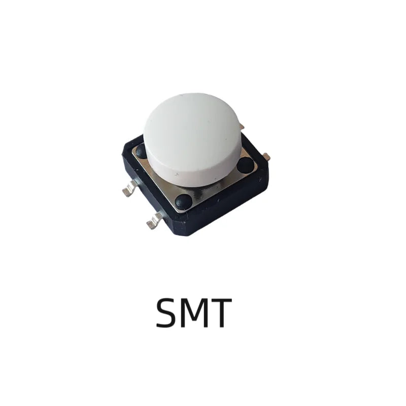 10Sets 12x12mm Momentary Tact Switch Add Plastic Caps Height 9.2mm Push Button Switch 4PIN SMT DIP PCB Mounting Button