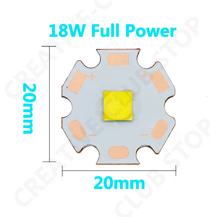 LED 3535 5050 1-3W 5-6W 10W 18W LED Light Emitter Diode For LED Flashlight Lamp Bead White 6500K 10000K