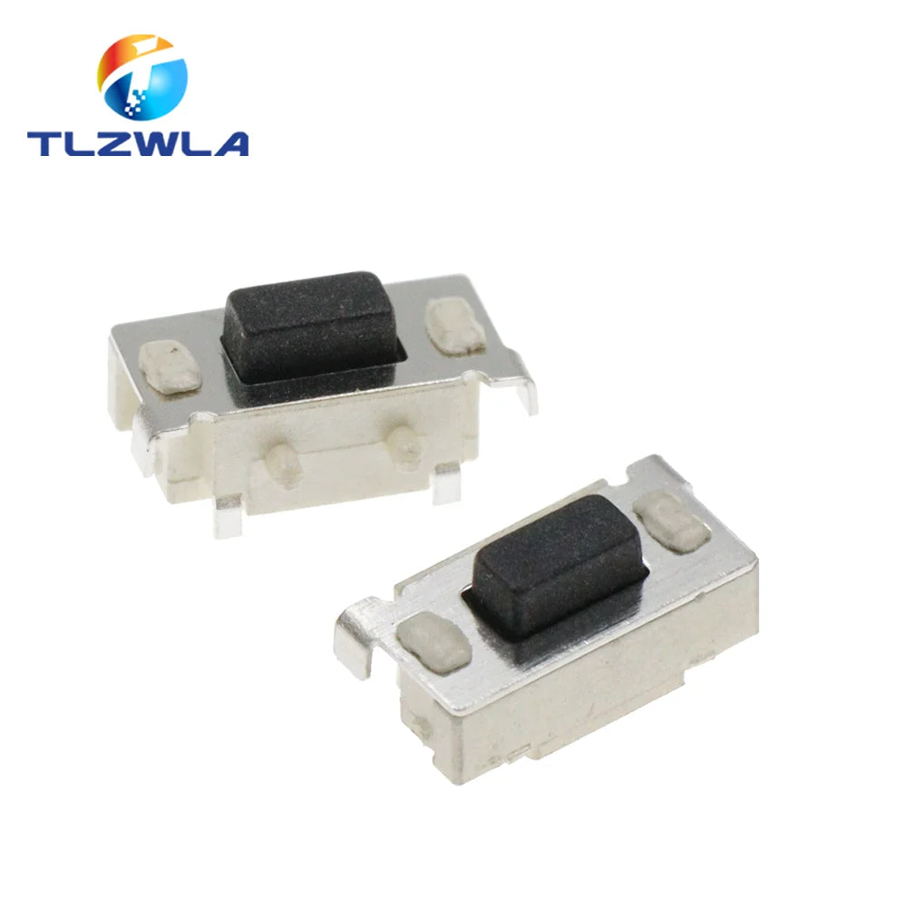 100PCS DC12V 50mA Micro Tact Switch Touch 3*6*3.5 3x6x3.5 SMD For MP3 MP4 Tablet PC Button Bluetooth Headset Remote Control