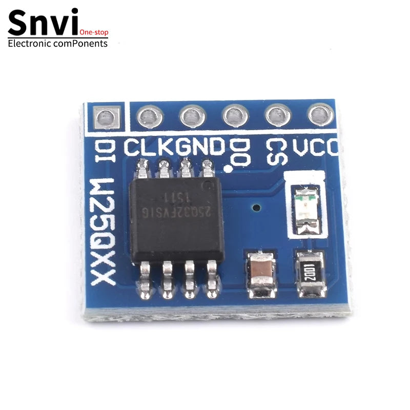 Snvi W25Q80 W25Q16 W25Q32 W25Q64 W25Q128 Large Capacity FLASH Storage Module SPI Interface BV FV STM32 Code