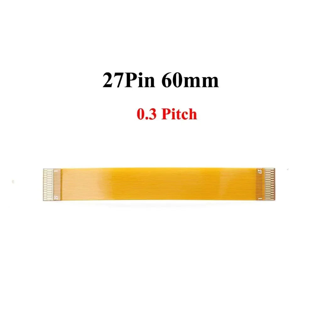 0.3mm Pitch 13 21 23 25 27 21 33 39 45 51 Pin Ffc Fpc Flexible Flat Cable Gold Plated Ribbon Cable
