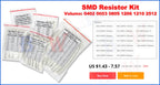 100PCS/lot 1/4W Metal film resistor 1R~22M 1% 100R 220R 1K 1.5K 2.2K  4.7K 10K 22K 47K 100K 100 220 1K5 2K2  4K7 ohm resistance