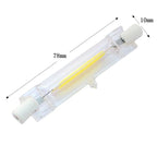 R7S LED Glass Tube COB Bulb 78MM 118MM High Power R7S Corn Lamp J78 J118 Replace Halogen Light AC 110V 220V Lampadas