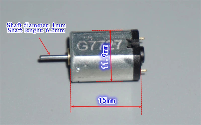 Micro N20 Motor 3V 5V 6V Rare Earth Magnetic High Speed High Torque Precision N20 Mini Motor