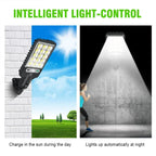 1~4Pack Solar Lights Outdoor 3 Modes 200COB Waterproof Street Lamp Motion Sensor Security Lighting for Garden Patio Path Yard