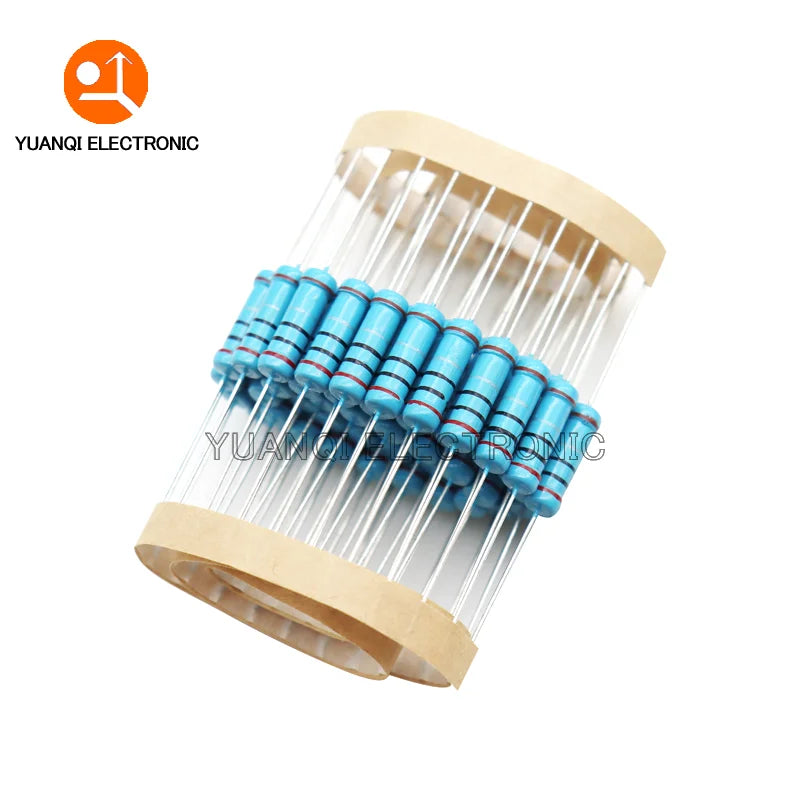 20pcs 2W Metal Film Resistor 1% 1R-2.2M 0.1 0.22 15 150 200 240 300 510 680 1K 1.5K 2.4K 7.5K 10K 33K 220K 330K 680K 1M ohms