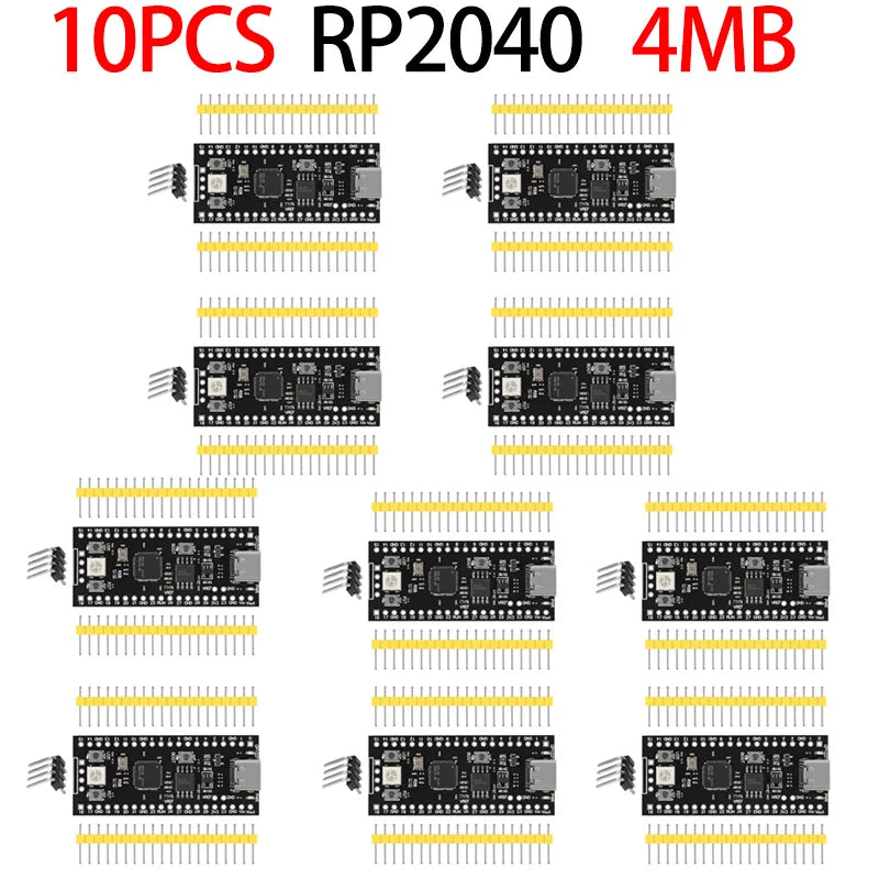 Official Raspberry Pi Pico Board RP2040 Dual-Core 264KB ARM Low-Power Microcomputers High-Performance Cortex-M0+ Processor