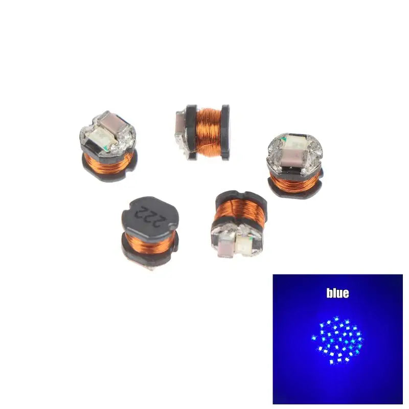 5Pcs TYPE-C 5V Wireless Power Supply Transmitter Coil Induction Wireless LED Receiver Light Lamp Model Diorama Robots