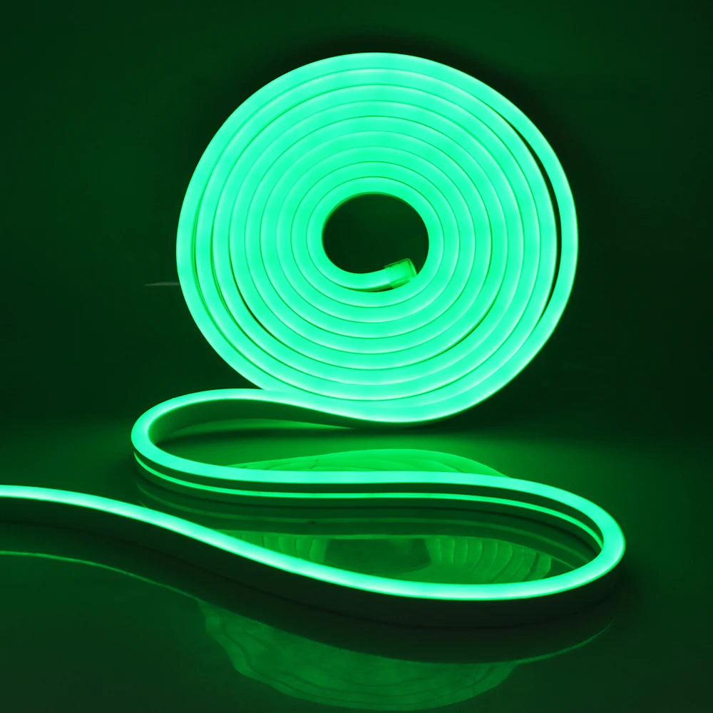 Neon Strip DC 12V IP65 Waterproof 2835 120Leds/M White/Blue/Pink/Yellow/Red/Green Flexible Ribbion Rope LED Strip 0.5M 1M 3M 5M