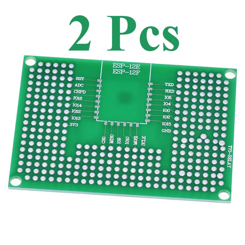 2~100Pcs 5X7 Double Sided Tin Plated Breadboard Prototype PCB Board Compatible With Wifi ESP8266 ESP12F ESP12E ESP32 Module