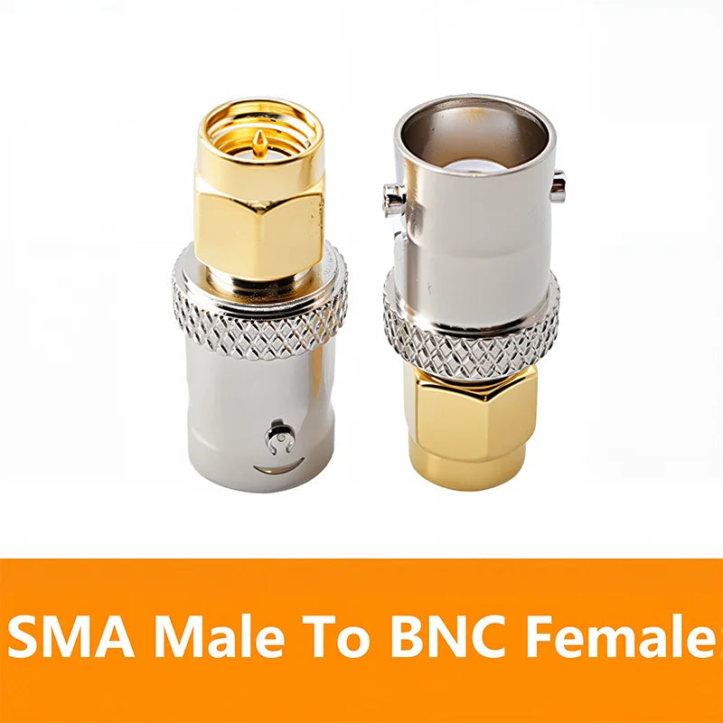 5pcs BNC to SMA Connectors SMA BNC Adapter Male to Female for Antenna/Extension Cable SMA to BNC RF Connector