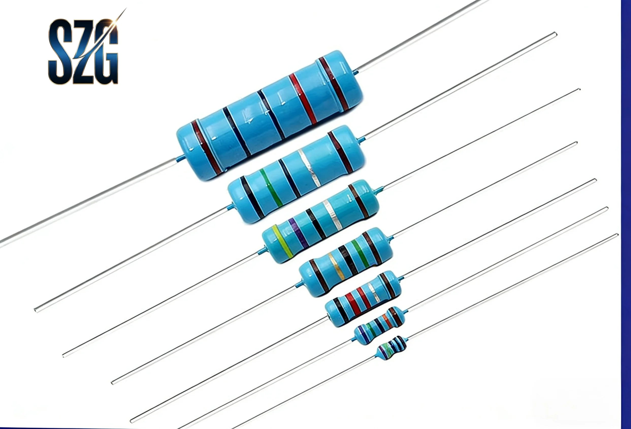 50Pcs/Lot 0.5W Carbon film Resistance 1/2W 0R~10M 1% Metal film Resistor 10R 100R 1K 100K 1M 4.7M 5.6M 10M ohm Power Resistance
