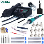 750W Soldering Station 2 IN 1 Soldering Iron Fast Heating Welding Kit LCD Hot Air Gun SMD PCB Repair Tools Mini Rework Station