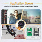 NEW OV2640 Camera Module for ESP32 CAM Camera Module 2MP 222 200 180 66 120 160 Degree 650nm 850nm Night Vision DVP 24PIN 0.5MM