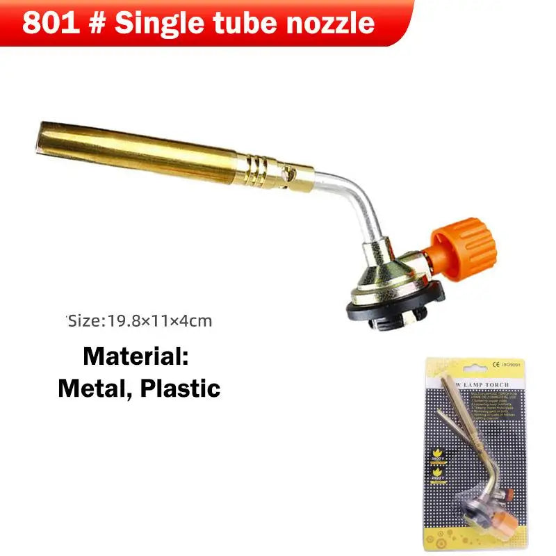 Professional Metal Welding Gas Torch Flame Butane Portable Outdoor BBQ Spray Nozzle Flamethrower Welding Equipment Kitchen