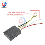 AC220V 1A Electrical Equipment Table light Parts On/off 1/4 Way Touch Control Sensor Desk light Parts Touch for Bulb Lamp Switch
