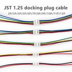 50pcs Micro JST MX1.25 Straight needle/curved needle Connector 2Pin~12Pin Male Pin Header Right Angle 90°/180° 1.25mm Pitch