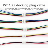 50pcs Micro JST MX1.25 Straight needle/curved needle Connector 2Pin~12Pin Male Pin Header Right Angle 90°/180° 1.25mm Pitch