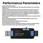 USB to CAN Bus Converter Adapter PCAN Firmware Version Usb To Can Communicate Analyzer for Industrial Network Test Development