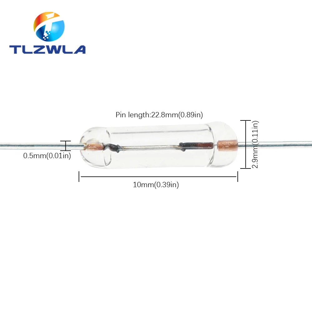 100PCS 3*10mm 0.5A/1A/1.5A/2A/2.5A/3A/4A/5A 250V Axial Fast Glass Fuse With lead Wire 3X10
