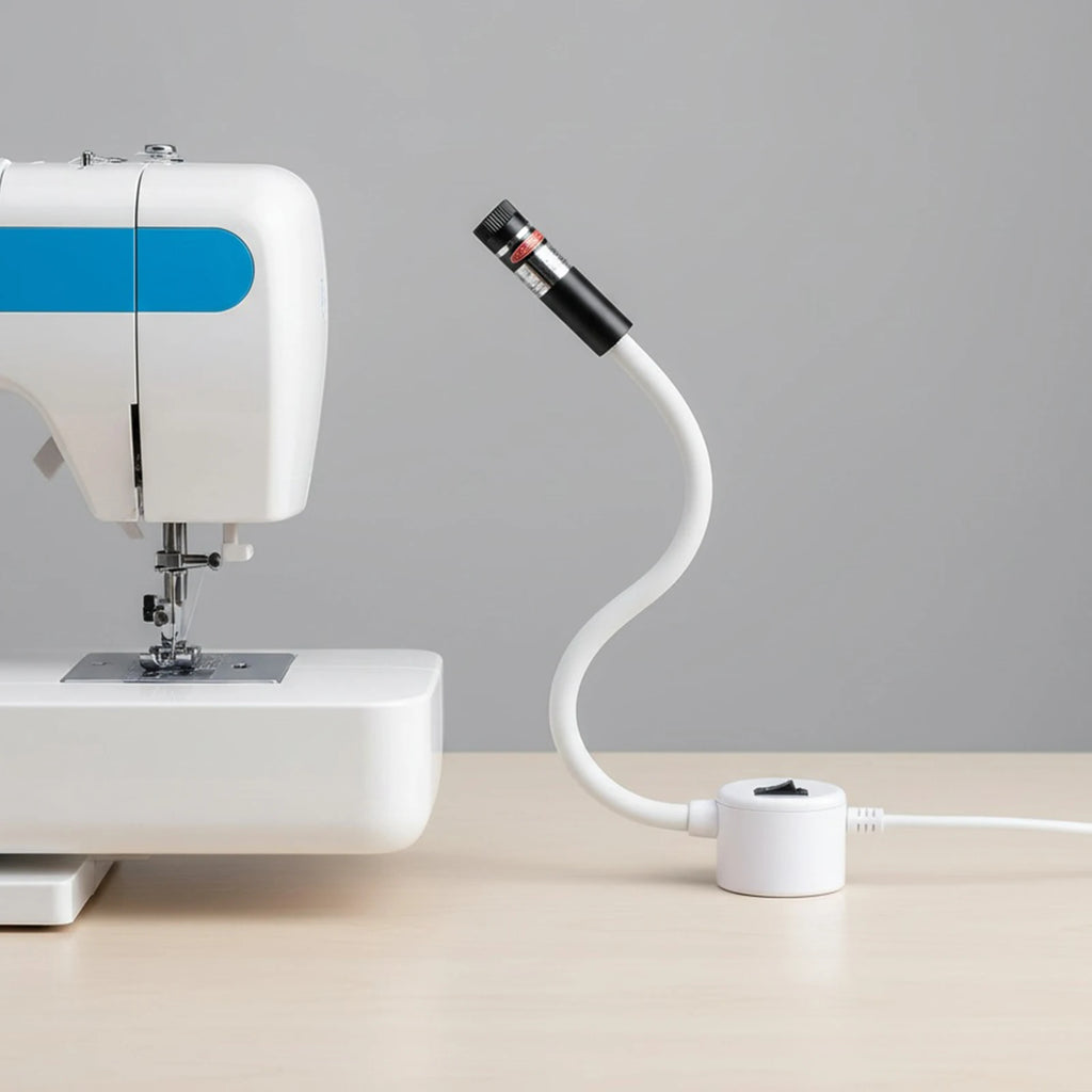 USB Sewing Machine Quilting Light with Adjustable Dot/Straight Line/Crosshair Red Laser Positioning Light for Precise Stitching