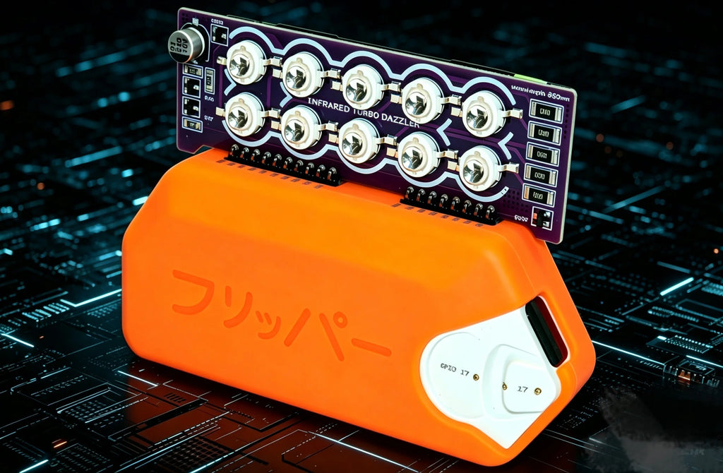 High Power Infrared Transmitter Module Compatible with Flipper Zero, Long Range IR Accessory