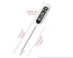 Probe Type Meat Thermometer Digital Kitchen Thermometer Cooking Milk Food BBQ TP300 Electronic Food Temperature Gauge Tools