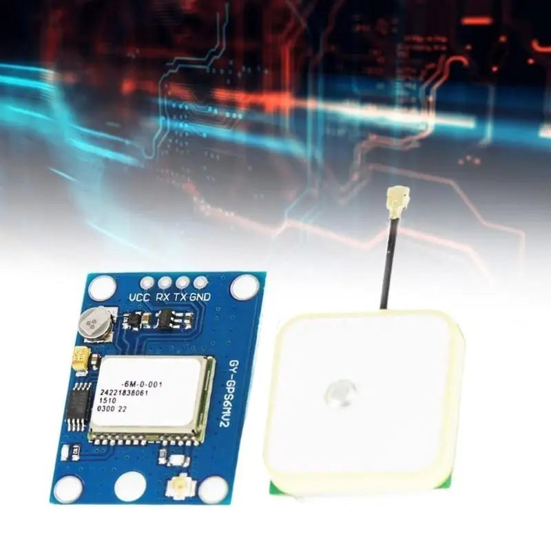 652F GY-GPS6MV2 Module 25x25mm Lareg Antennae with EEPROM and Backup Battery for Drones Enthusiasts