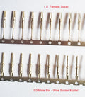 DB1.0mm Male Pin for DB Terminal Connector Gold plated for Nixie Clock Tubes IN12 IN18 QS27-1 SZ4-1 YS27-3