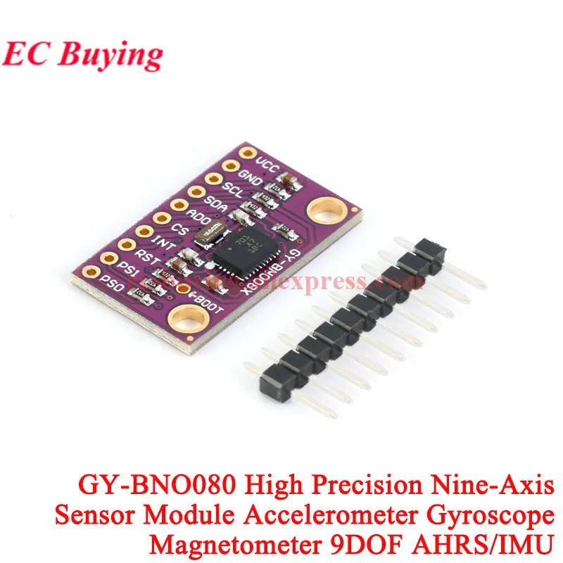 1-10Pcs LSM9DS1 GY-BNO080 BNO055 9 Nine-axis IMU Electronic Compass Accelerometer Gyro Magnetometer/Inertial Measure Sensor I2C